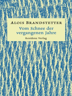 cover image of Vom Schnee der vergangenen Jahre